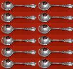 Burgundy by Reed and Barton Sterling Silver Cream Soup Spoon Set 12 pcs 6 3/8"