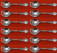 Burgundy by Reed and Barton Sterling Silver Cream Soup Spoon Set 12 pcs 6 3/8"