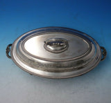 H.E. and Co English Silverplate Vegetable Dish Covered Removable Handle (#5753)