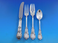 Wilkens German 800 Silver Flatware Set Service 57 pieces Ornate Rococo