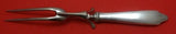 Clinton by Tiffany and Co Sterling Silver Roast Carving Fork HH WS 11 1/4"