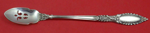 Guildhall By Reed and Barton Sterling Olive Spoon Pierced Long 7 3/8" Custom