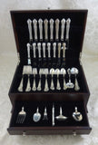 Georgian Manor by Lunt Sterling Silver Flatware Set For 8 Service 54 Pieces
