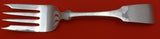 Fiddle by Porter Blanchard Sterling Silver Cold Meat Fork 7 1/2" Antique