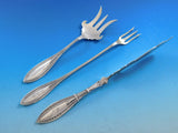 Indian by Whiting Sterling Silver Flatware Set Service 66 Pieces Dinner Early