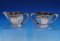 Kalo Sterling Silver Sugar and Creamer Set 2pc Handwrought #10831 (#7675)