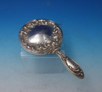 Peony by Wallace Sterling Silver Hand Mirror #1900 9 1/4" x 5" (#5203)