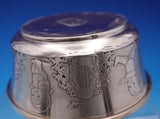 Matthews Co Sterling Silver Child's Set 2pc Plate Bowl Acid Etched Kewpies #9030