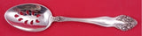 Wedding Rose by Watson Sterling Silver Pierced Serving Spoon 8 1/2"
