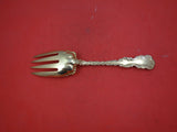 Louis XV by Whiting Gorham Sterling Silver Salad Serving Fork vermeil 9"