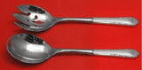 Moonglow by International Sterling Silver Salad Serving Set Pierced 2pc Custom