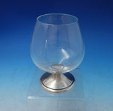 Webster Sterling Silver and Glass Brandy Snifter 6 1/4" x 4 1/4" (#5653)