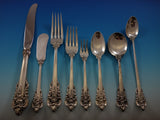 Grande Baroque by Wallace Sterling Silver Flatware Set 24 Dinner Service 203 Pcs