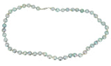 7.5mm Blue Akoya Strand of Pearls Necklace (#J4572)