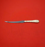 Repousse by Kirk Sterling Silver Tomato Knife Serrated Custom Made 7 5/8"