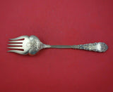Renaissance by Dominick and Haff Sterling Salad Serving Fork w/ Vermeil 11 1/2"