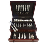 English Gadroon by Gorham Sterling Silver Flatware Set For 8 Service 53 Pieces
