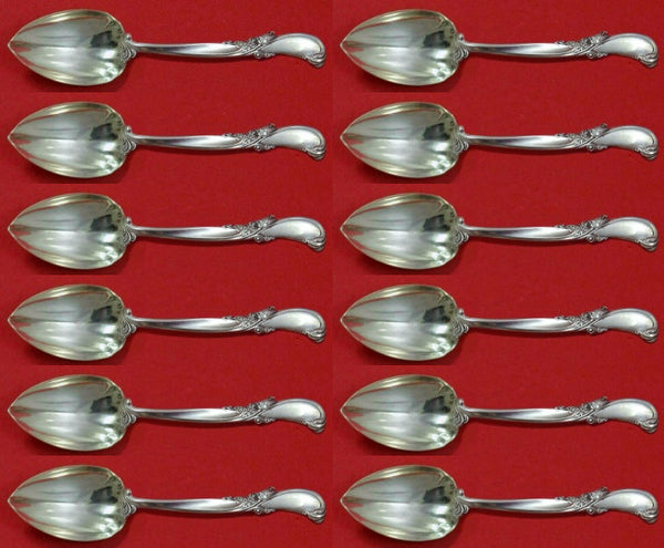 Waltz of Spring by Wallace Sterling Silver Grapefruit Sp Custom Set 12 pcs Flute