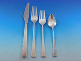 Da Vinci by Reed & Barton Sterling Silver Flatware Service Set 50 Pcs Modern