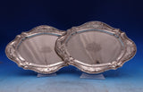 Martele by Gorham .950 Sterling Silver Condiment Tray Pair Footed #4740 (#0923)