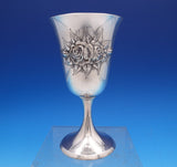 Rose by Stieff Sterling Silver Water Goblet #801 6 1/2" x 3 1/2" (#7808)