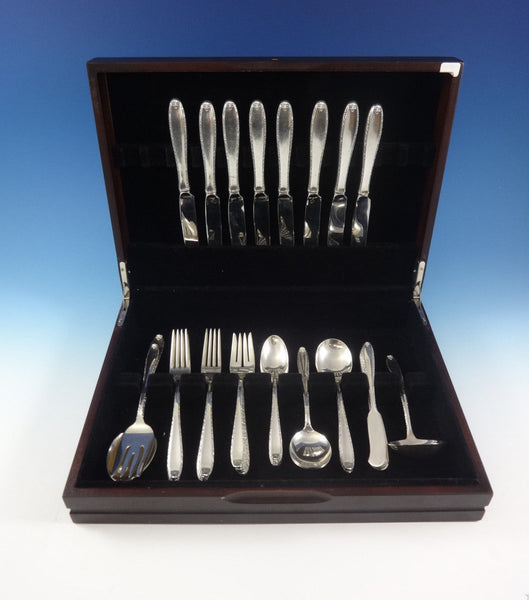 Southern Charm by Alvin Sterling Silver Flatware Set For 8 Service 51 Pieces