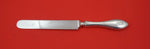 Antique Hammered by Shreve Sterling Silver Dinner Knife Blunt SP blade 10"