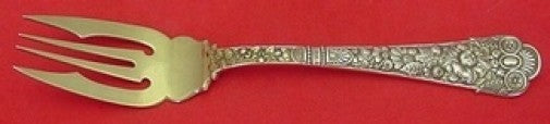 Cluny by Gorham Sterling Silver Fish Fork Gold Washed Original 6 3/4" Heirloom