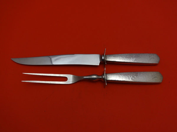 Colonial Hammered by International Sterling Silver Steak Carving Set 2pc