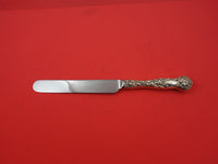 Bridal Rose by Alvin Sterling Silver Dinner Knife Blunt Sheffield Blade 9 3/4"
