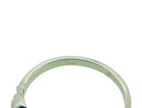 Platinum .49ct Genuine Natural Sapphire and Diamond Ring (#J4590)