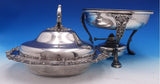 Grande Baroque by Wallace Silverplate Chafing Dish w/ wood handle (#7830)