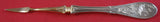 Japanese by Tiffany and Co Sterling Silver Nut Pick Gold washed 4 7/8"