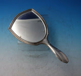 Dominick and Haff Enameled Sterling Silver Hand Mirror #T3602 10 1/2" (#5884)