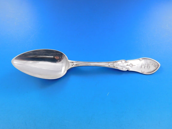 Dew Drop by Shiebler Sterling Silver Place Soup Spoon 7 1/2" Oval Dessert Rare