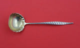 Oval Twist by Whiting Sterling Silver Sauce Ladle GW 5"
