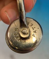 Silverplated Floral Skirt Lifter with Flowers Marked Fyfe's Patent (#J1344)