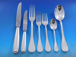 Perles by Christofle France Silverplate Flatware Service 12 Set 88 pcs Dinner