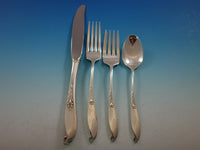 Wishing Star by Wallace Sterling Silver Flatware Set for 12 Service 80 pieces