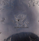 John Robinson III English Georgian Sterling Silver Business Card Tray 6.25" 5246