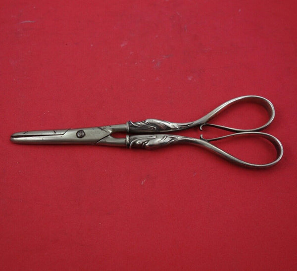 Dolphin by Various Makers Sterling Silver Grape Shears #2803 by Whiting 7"
