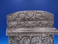 Repousse by Unknown Sterling Silver Jewelry Casket Top Opens w/6 Drawers (#7951)