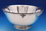 Meadow Rose by Wallace Sterling Silver Punch Bowl Set 19pc (#8078) Fabulous!