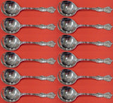 Marlborough by Reed and Barton Sterling Silver Cream Soup Spoon Set 12 pc 5 7/8