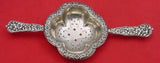 Rococo by Dominick and Haff Sterling Tea Strainer double handle 6 1/8"