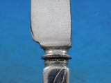 Lap Over Edge Acid Etched Tiffany Sterling Regular Knife Daylily Flower 9 1/4"