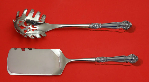 Cedric by International Plate Silverplate HHWS  Italian Set 2pc Custom Made