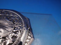 Middle Eastern .900 Sterling Silver Compact Chased Figural Scrollwork (#6703)