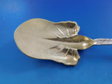 Lap Over Edge Acid Etched Tiffany Sterling Spade Server GW Poinsettia 10 3/8"