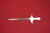 Medallion aka Etruscan by Shiebler Sterling Paper Knife #296X w/ 14k gold 7 7/8"